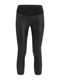 Women's Orca OpenWater RS1 Bottom, a sleek black wetsuit bottom designed for flexibility and thermal insulation in open water swimming.