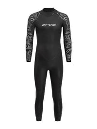 Sleek black ORCA ZEN Freedive Wetsuit for men, showcasing a fitted, hydrodynamic design for maximum flexibility in water.