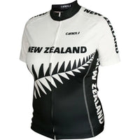 Stylish women's New Zealand replica jersey with a tailored fit, full-length hidden zip, and practical pockets in vibrant colors.