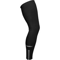 Stylish limited edition legwarmers with external silicone grip, designed to cling to shorts for a comfy, skin-friendly fit.