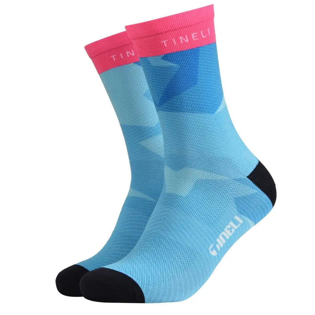 Stylish Women's Swedish Mafia Socks with breathable mesh ventilation and a snug, cycle-specific fit for dry, comfy feet.