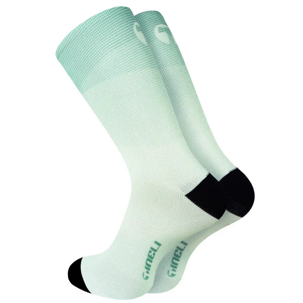 Vibrant Headland Socks in a sleek road cycling design, featuring breathable mesh ventilation for cool, dry comfort.