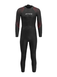 Men's ORCA Athlex Float Wetsuit in black, designed for triathletes with high buoyancy and flexible, form-fitting material.