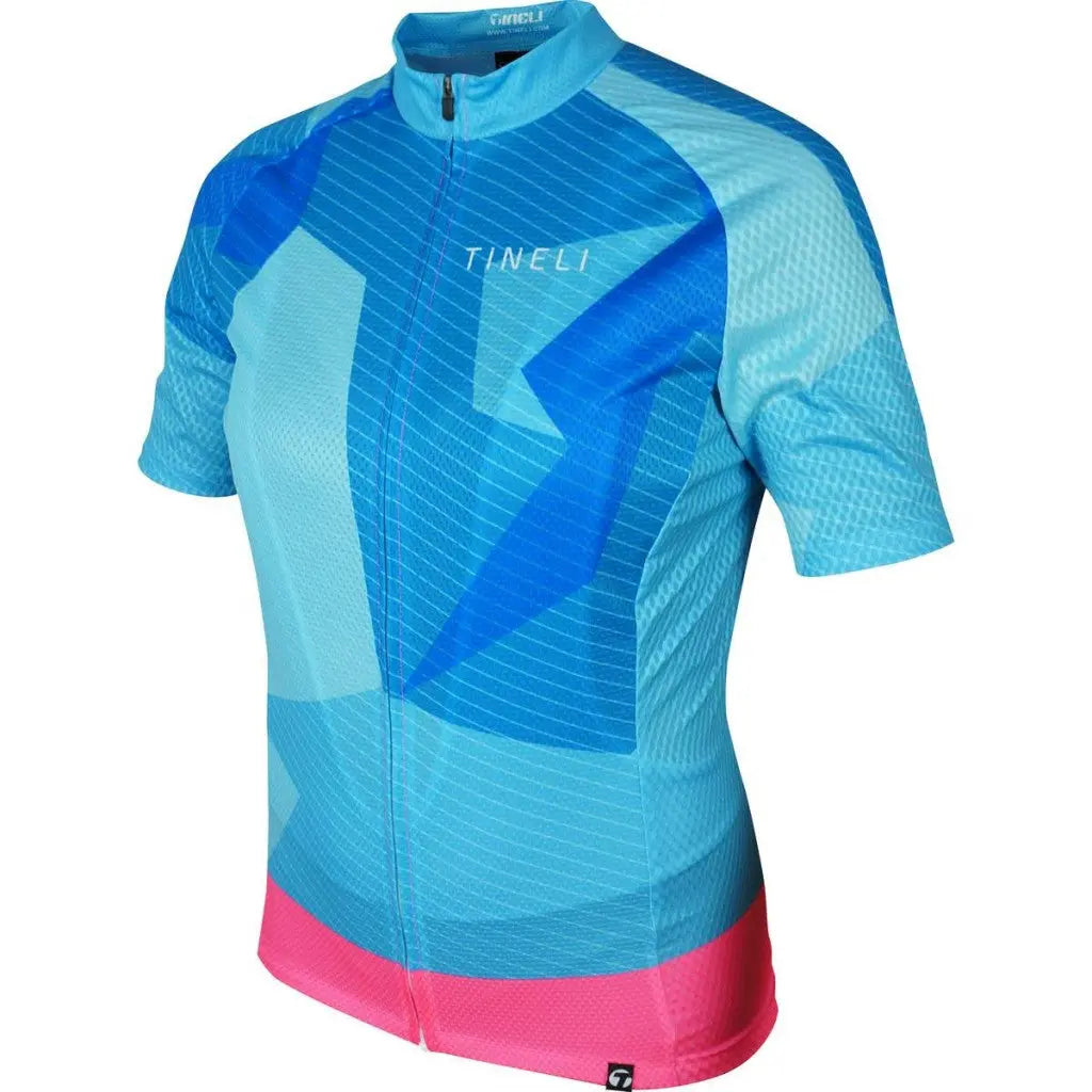 Women's Swedish Mafia Jersey with vented fabric panels, aero waffle texture on sleeves, and a sleek race-cut design.