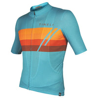 Sleek Eclipse Pro Jersey for men, showcasing a fitted design with waffle-textured, lightweight fabric and three rear pockets.