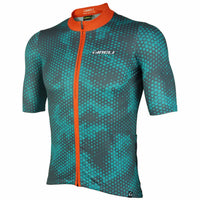 Men’s Intersect Pro Performance Jersey in a sleek, fitted design with waffle-textured, lightweight fabric for summer rides.