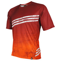 Men's Scratch Trail Jersey in a relaxed fit, crafted from rugged QuickDry fabric with double-stitched hems for durability.