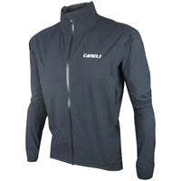 Sleek Pro Rain Jacket in a slim, cycling-specific cut, featuring reflective transfers and a protective mid-low tailgate.