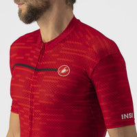 Lightweight Castelli Insider Jersey in a sleek design, featuring 3D Mesh fabric for optimal airflow and quick-drying comfort.