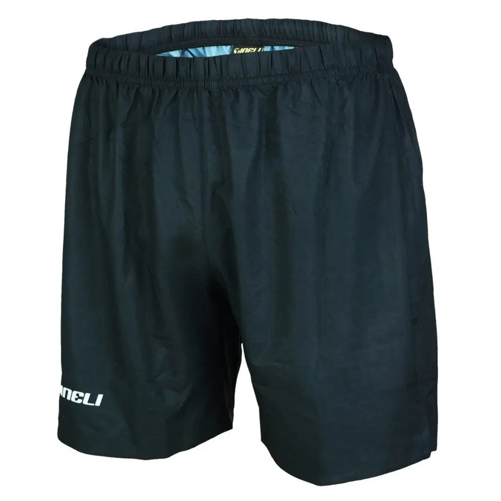 Tineli Core Running Shorts in a sleek design, featuring a 6-inch inseam and breathable 100gsm fabric for optimal comfort.