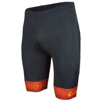 Stylish Rust Core Shorts in a sleek design, featuring a secure 6 cm Elite Gripper Legband and supportive Lycra fabric.