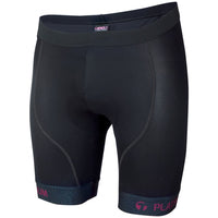 Women's Platinum MTB Liners in sleek black, showcasing soft cushioning and breathable fabric for ultimate comfort on rides.