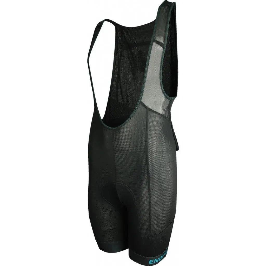 Lightweight MTB Enduro Bib Liner with breathable fabric, durable double-stitched chamois, and multiple storage pockets for trail riding.