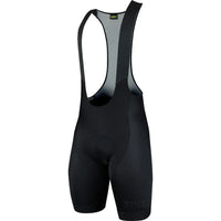 Stylish Pro Elite Core Bibs featuring durable 240gsm Askin Lycra, power straps, and a breathable waffle back panel.