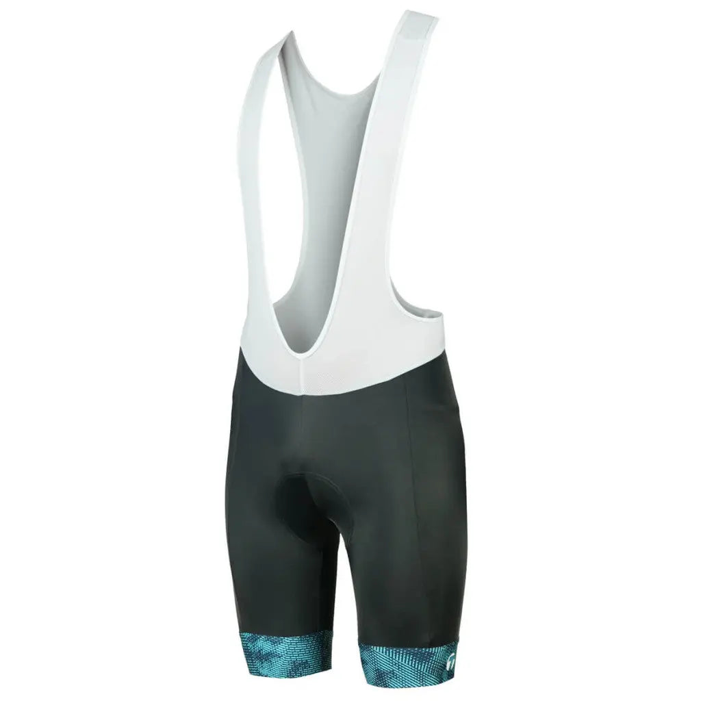 Men’s Moray Bibshorts in a sleek design, crafted from breathable 240gsm lycra with mesh straps and elite gripper bands for optimal comfort.