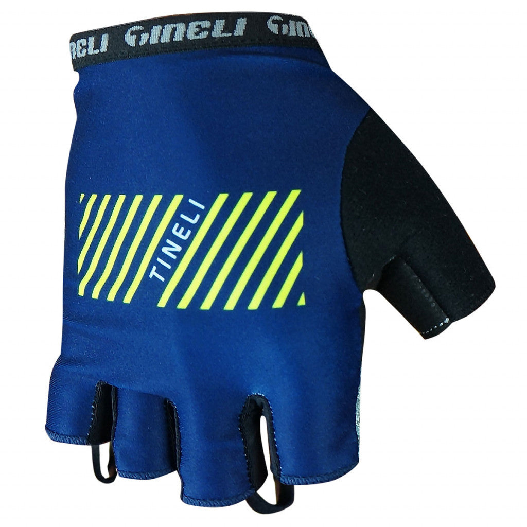 Lightweight Nicobar Gloves in a sleek design, ideal for road cycling and mountain biking, with ventilated fabric and a terry thumb sweat band.
