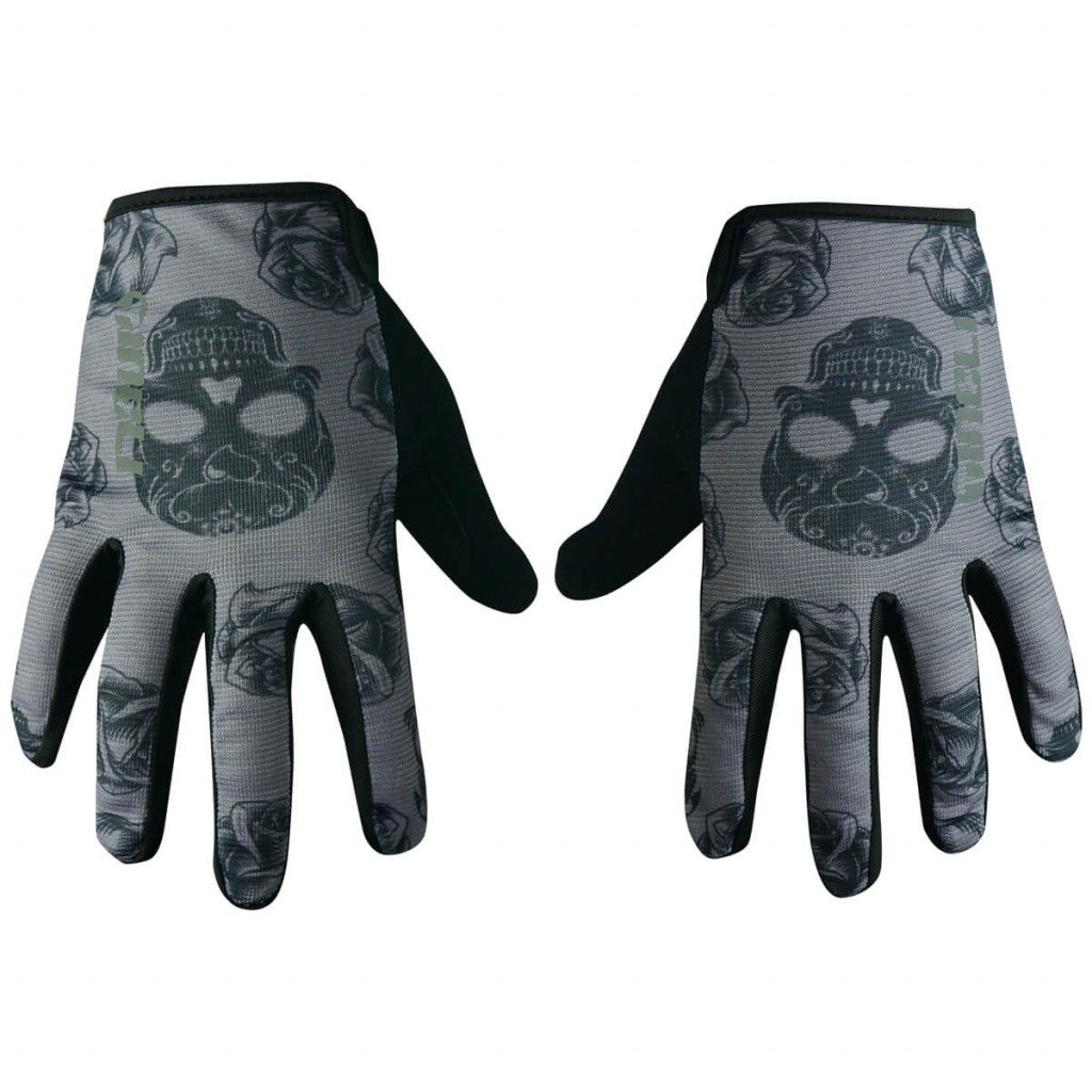 Stylish NPS Long Gloves with ventilated faux leather palms, reinforced thumbs, and silicone grip details for secure handling.