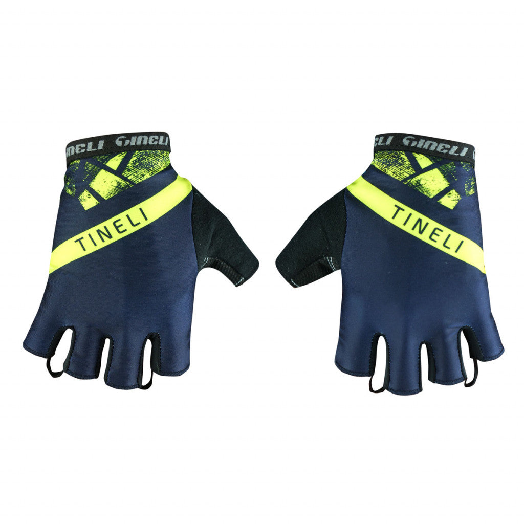 Lightweight Ambient Aero Gloves in a sleek design, ideal for cycling with ventilated fabric and a terry thumb sweat band.