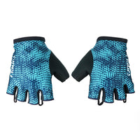 Lightweight Moray Aero Gloves in black, designed for cycling with ventilated fabric and a terry thumb sweat band for comfort.