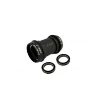 Detailed view of the C-Bear BB30 Campagnolo Ultra Torque Ceramic Bottom Bracket, showcasing precision CNC aluminum cups and durable ceramic bearings.