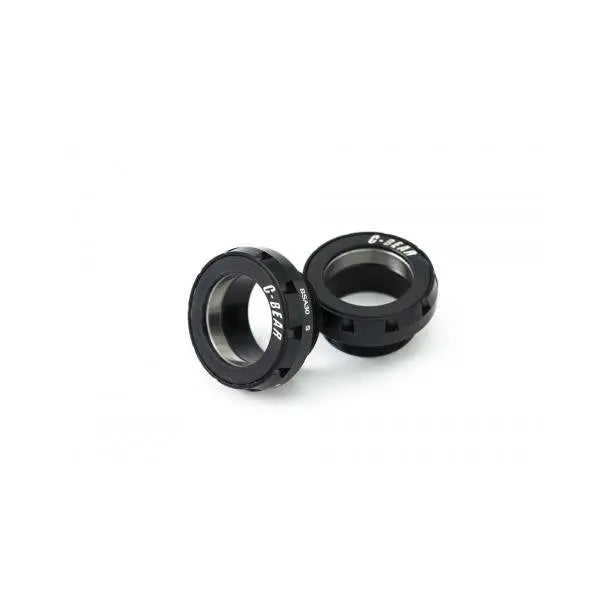 Detailed view of the C-Bear BB BSA 30mm Spindle - Race, showcasing precision CNC aluminum cups and ceramic bearings.