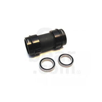 Detailed view of the C-Bear PF30 386 Campagnolo Ultra Torque ceramic bottom bracket with precision aluminum cups.
