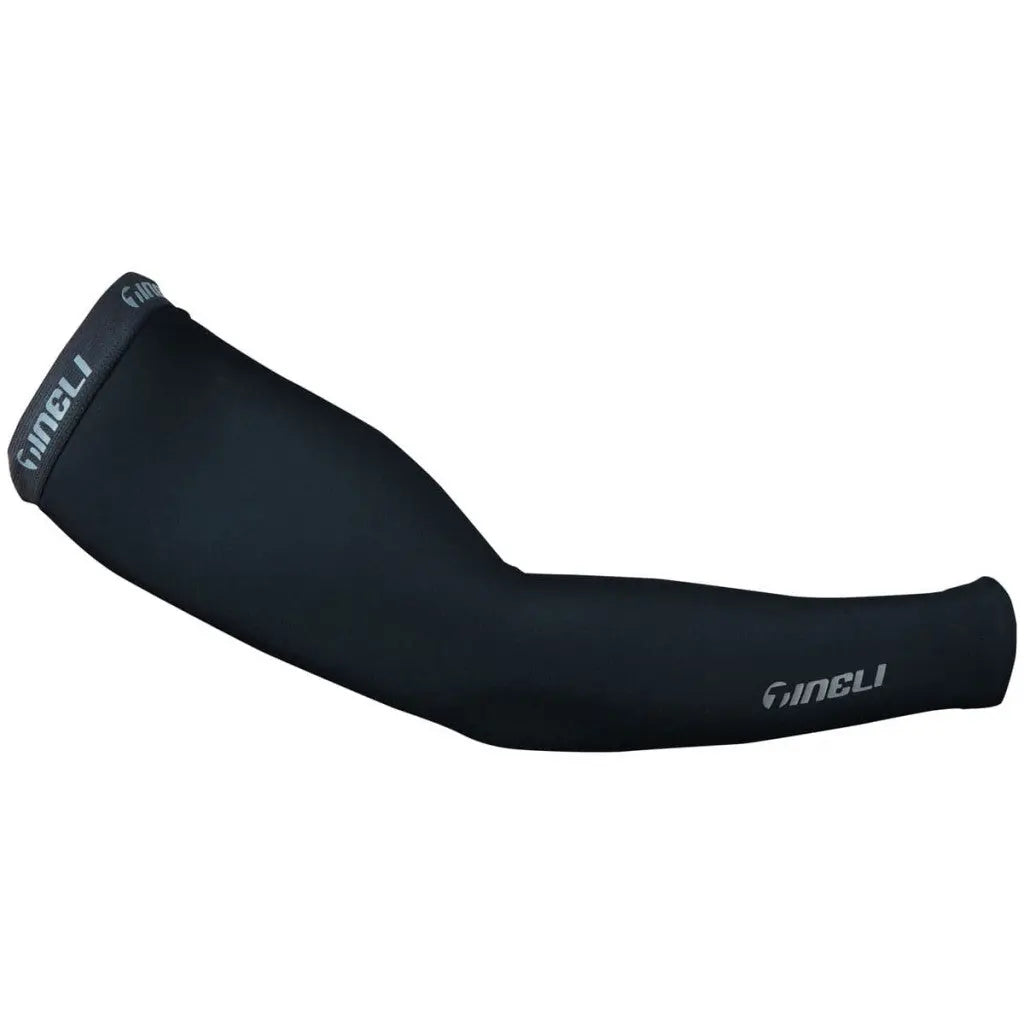 Cozy arm warmers in Roubaix soft brushed fabric, offering warmth and comfort with a secure elastic grip band at the top.