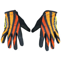 Whistler Trail Gloves in black with ventilated faux leather palms and silicone grip details for optimal handlebar control.